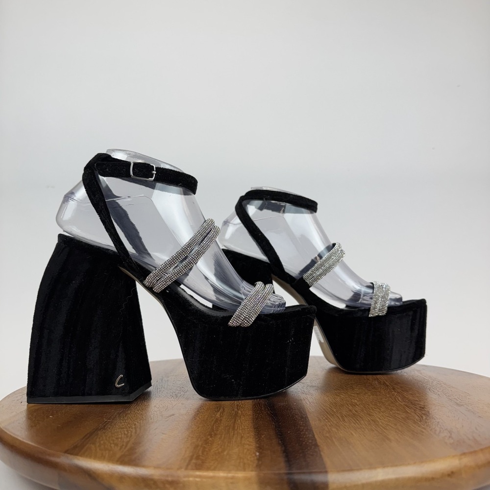 New Womens‎ Circus NY By Sam Edelman Mila Jewel Platform Heeled Sandals Size 6.5